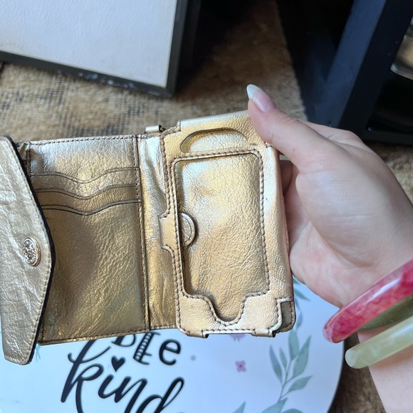 Cute Rebecca Minkoff gold small wristlet wallet - Picture 6 of 15